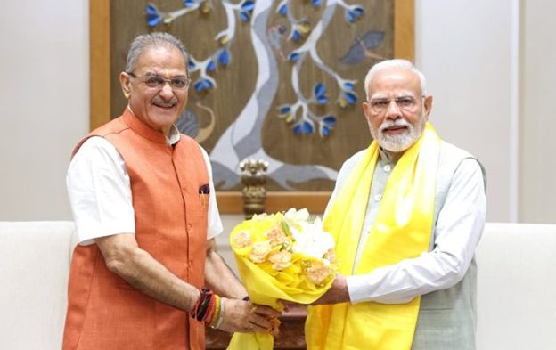 LG Kavinder Gupta Calls On PM Modi