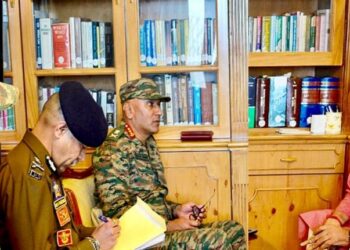 LG Reviews Security Scenario in J&K at High-Level Meeting