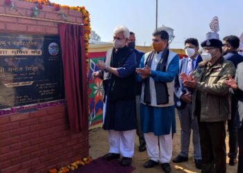 Narco-militancy originating from ‘neighbouring country’ big challenge: LG Manoj Sinha