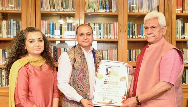 LG Reviews Preparations for Chinar Book Festival, Meets Public Delegations