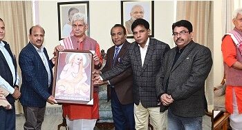 PRI Representatives from Udhampur,  deputations call on LG in Jammu Raj Bhawan