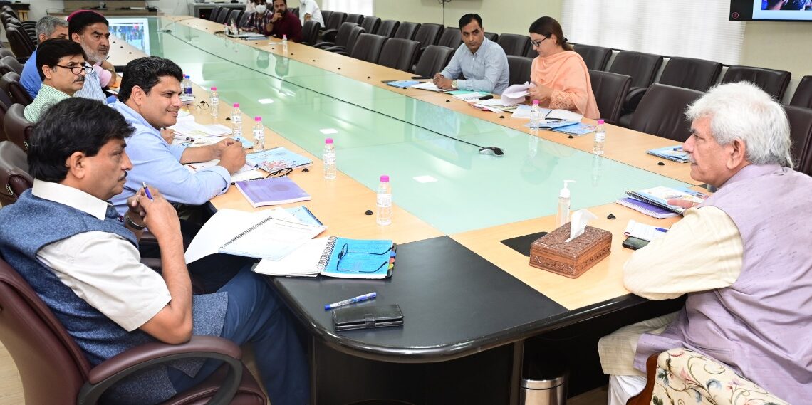 LG chairs high level meeting to review Sports activities in JK
