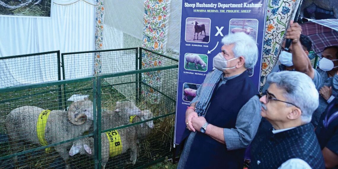 LG inaugurates workshop on Sheep & Goat Husbandry in Tribal Community at SKICC