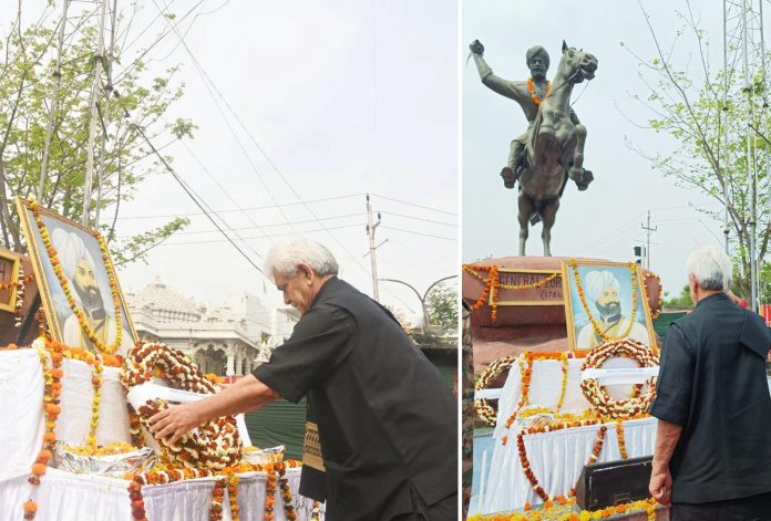 J&K | LG Sinha Pays Tributes To General Zorawar Singh On His Birth Anniversary