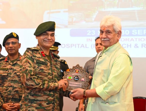 Army not only a force of Defence, but also a source of healing’: LG Sinha