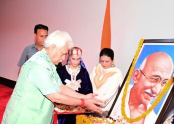 LG Sinha Address J&K Gandhi Jayanti Mega Event at Srinagar