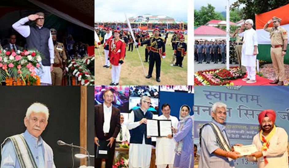 K H SNIPPETS: LG Sinha, CM Omar From Week To Week