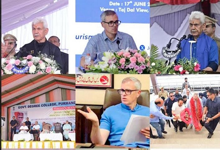 K H Snippets : LG Sinha, CM Omar In A Week That End
