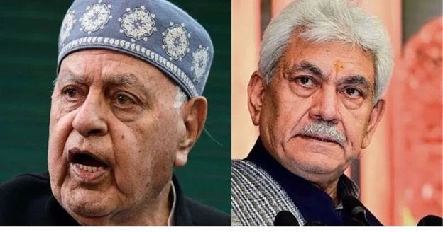 Assassination Attempt : LG Sinha Dials Dr Farooq, assures him thorough probe
