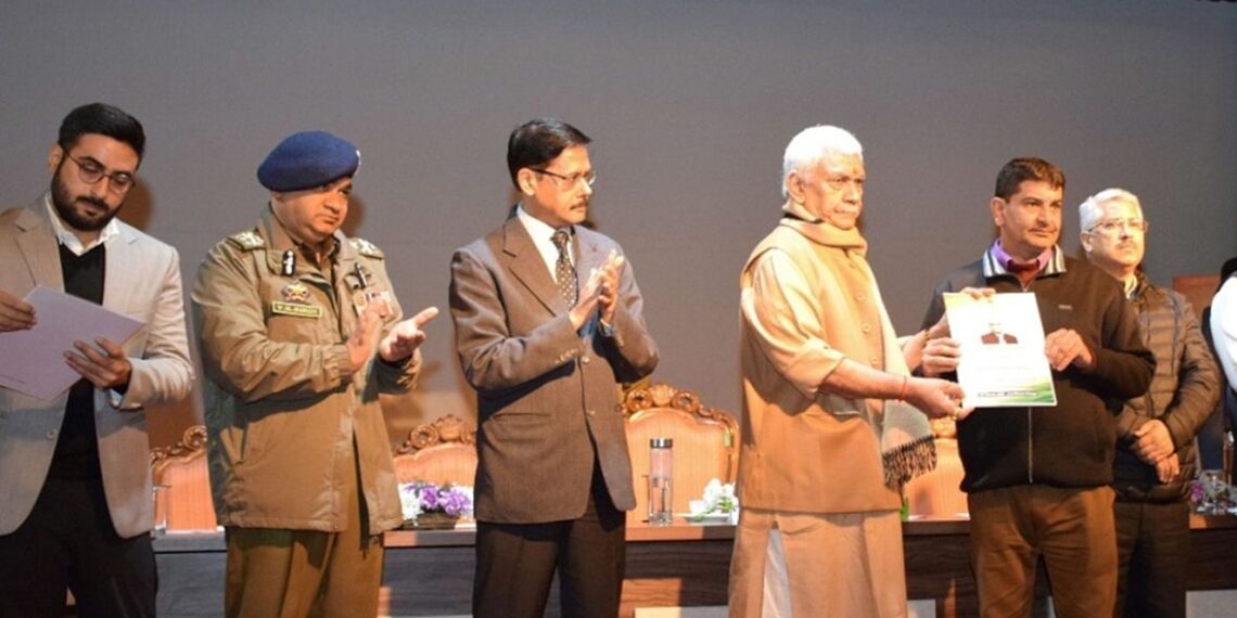 LG Sinha Hands Over Appointment Letters to Families of Terror Victims