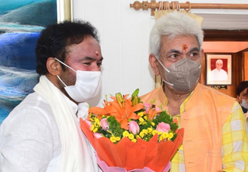LG Sinha, Union Minister Reddy discuss growth, dev of tourism sector