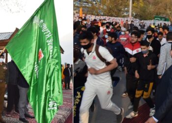 LG Sinha flags off ” Spring Run For Drug-Free Srinagar’ at Dal Lake, Says “Govt committed to eliminate drug menace”