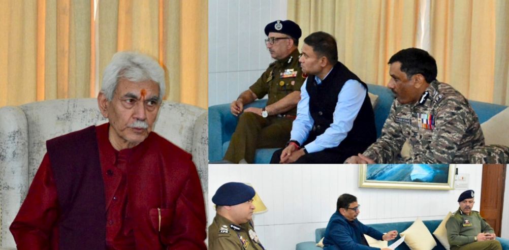 LG chairs a high-level security review meeting in Srinagar