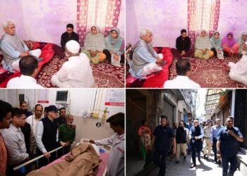 CM Omar Abdullah, LG Manoj Sinha Visit Families Of Victims In Poonch After India-Pak Understanding