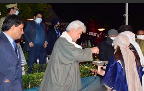 LG attends “Sufi Festival, a mystical musical evening” at Botanical garden, Srinagar