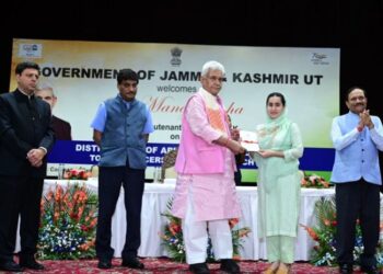 LG hands over appointment orders to new J&K Combined Service Recruits in Jammu