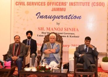LG inaugurates Civil Services Officers Institute at Jammu