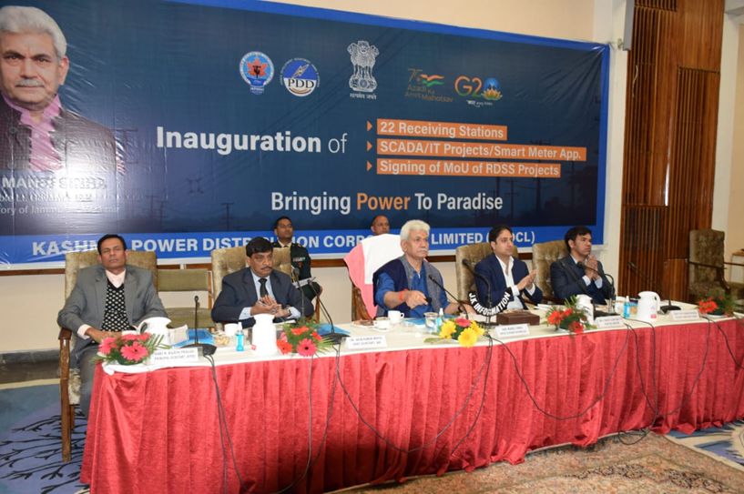 LG inaugurates power infra projects worth 192 Cr