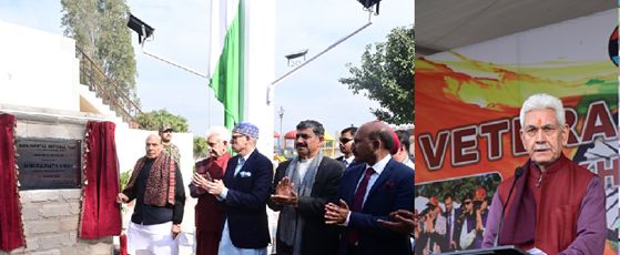 LG tributes Ex-servicemen, attends commemorative event presided over by Def Minister at Akhnoor