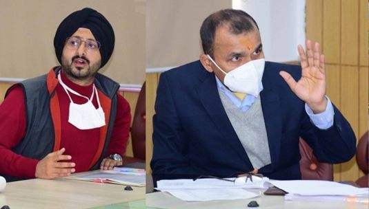 LG’s Pr Secy Nitishwar chairs weekly review meeting
