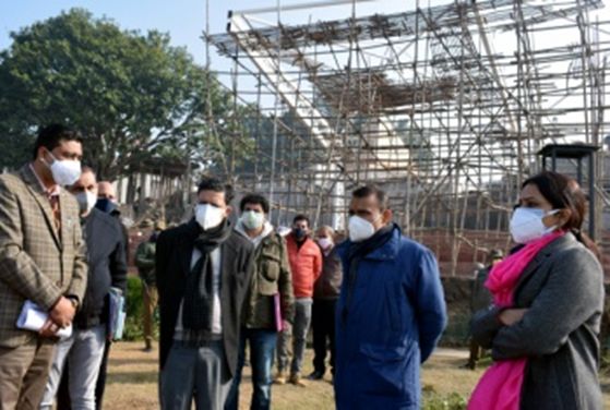LG’s Pr Secy to inspects dev projects across Jammu City, asks official to expedite their execution