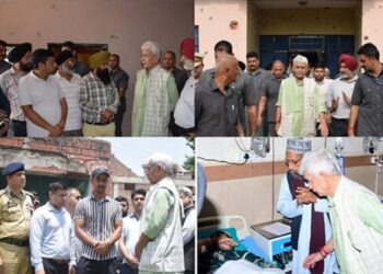 LG’s Solidarity, Salutes For Sacrifices Brings Solace To Shelling Victims In Border Distts