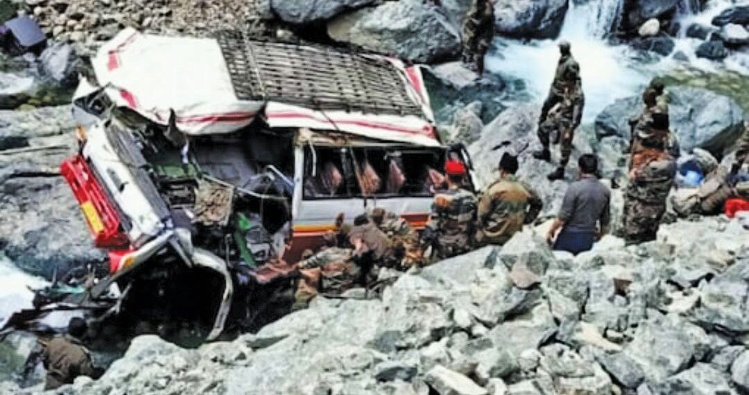7 soldiers killed, 19 injured after bus ferrying them rolls into Ladakh’s Shyok River