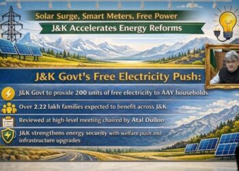 Light for the Leanest: J&K To Map 2.22 Lakh AAY Homes for Free Power