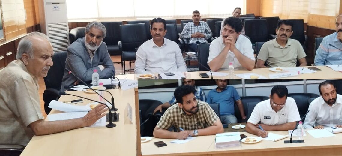Committee on Subordinate Legislation meets in Srinagar