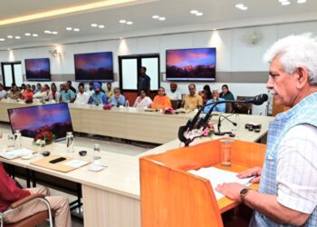 Lieutenant Governor Launches “Nasha Mukt Bharat” Documentary and Collage Exhibition of University of Jammu