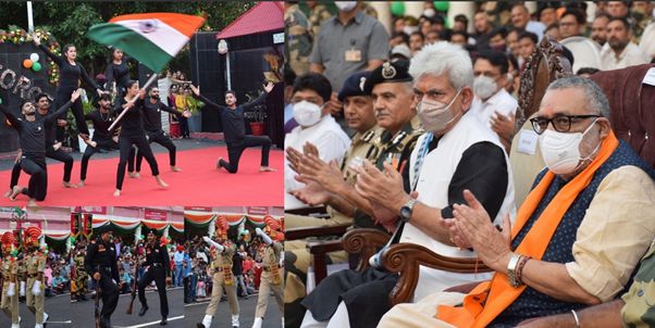 LG inaugurates Retreat Ceremony at Octroi Post, Suchetgarh on the India-Pak Int’l Border