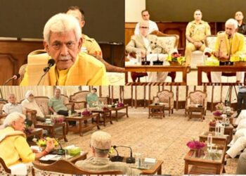 Spirits Run High As LG Reviews Security For Hassle Free Amarnath Yatra