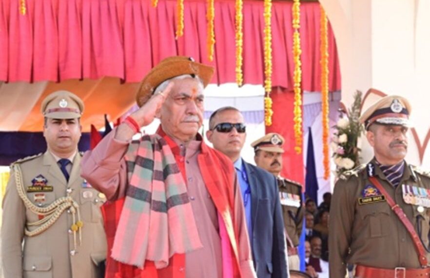 LG attends Passing Out Parade of Probationer DySPs at Police Academy, Udhampur
