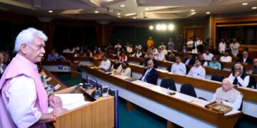 Lieutenant Governor addressed World Wisdom Forum & shared his Vision for Viksit Bharat