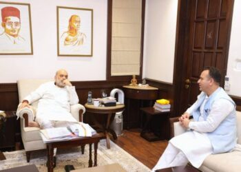 LoP Sunil Sharma Meets HM Amit Shah, Discusses Security, Dev, Budget Issues