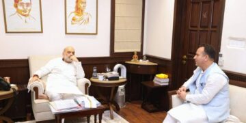LoP Sunil Sharma Meets HM Amit Shah, Discusses Security, Dev, Budget Issues