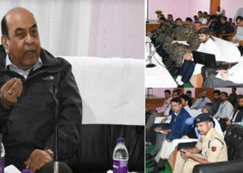 Lt Gen (Retd) Syed Ata Hasnain reviews DM preparedness for Amarnath yatra