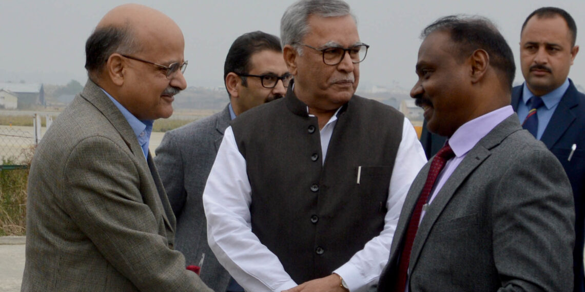 Lt Governor designate arrives