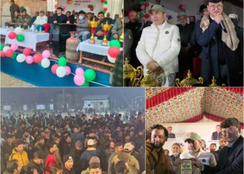 MLA Gulmarg, DC B’la jointly inaugurate Mega Sports Festival at Mini Stadium Kunzer
