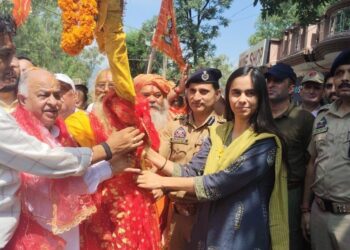 MLA, DC Reasi flag off annual Kousar Nag Yatra from Reasi