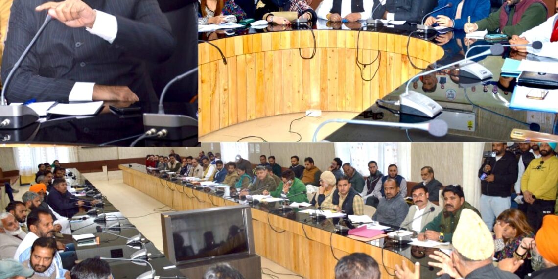 MP Ghulam Ali Khatana holds public darbar in Poonch