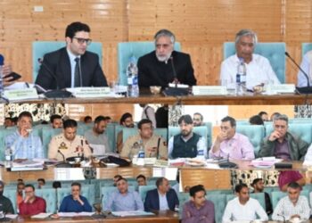 MP Mian Altaf chairs DISHA meeting at Kulgam, Reviews progress of key schemes, dev projects