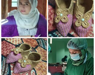 Magical hands of 25-year-old Rabia: from training in surgical equipment to excelling in craft