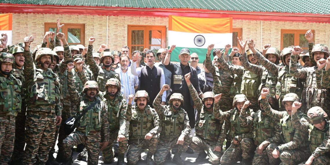 Nothing in Pakistan beyond the reach of Indian Army: LG Sinha To Soldiers On LoC At Tangdhar