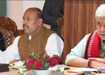 LG addresses Nasha Mukt Bharat Abhiyan Awards Ceremony at SKICC Srinagar