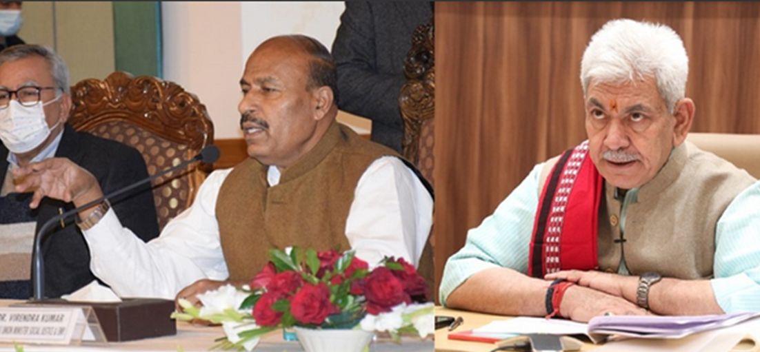 LG addresses Nasha Mukt Bharat Abhiyan Awards Ceremony at SKICC Srinagar