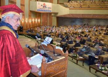 LG bats for outcome based education, addresses 1st Convocation of IUST Awantipora