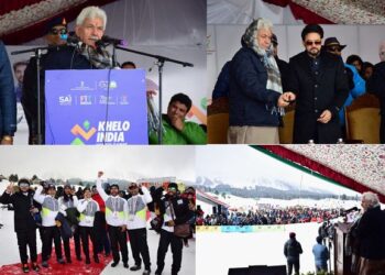 Union Sports Minister Throws open 3rd Khelo India National Winter Games at Gulmarg, PM Modi encourages players through his message