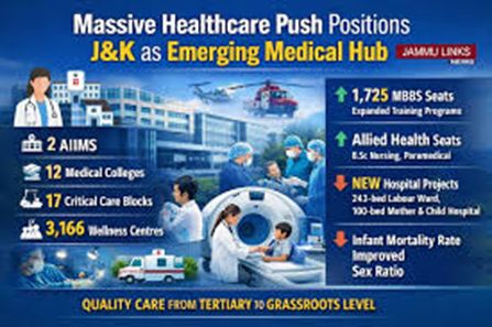 Massive healthcare push positions J&K as emerging medical hub