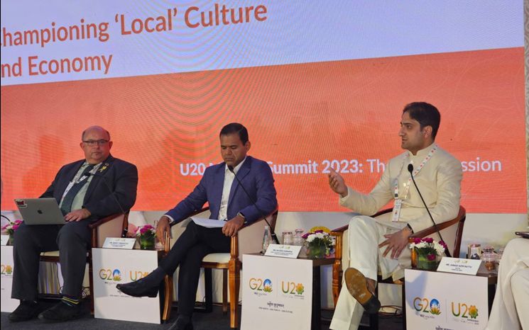 Mayor Srinagar addresses ‘U20 Mayoral Summit’ at Ahmedabad